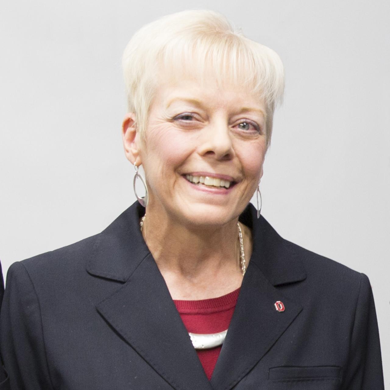 Janey Weisenberger in a suit